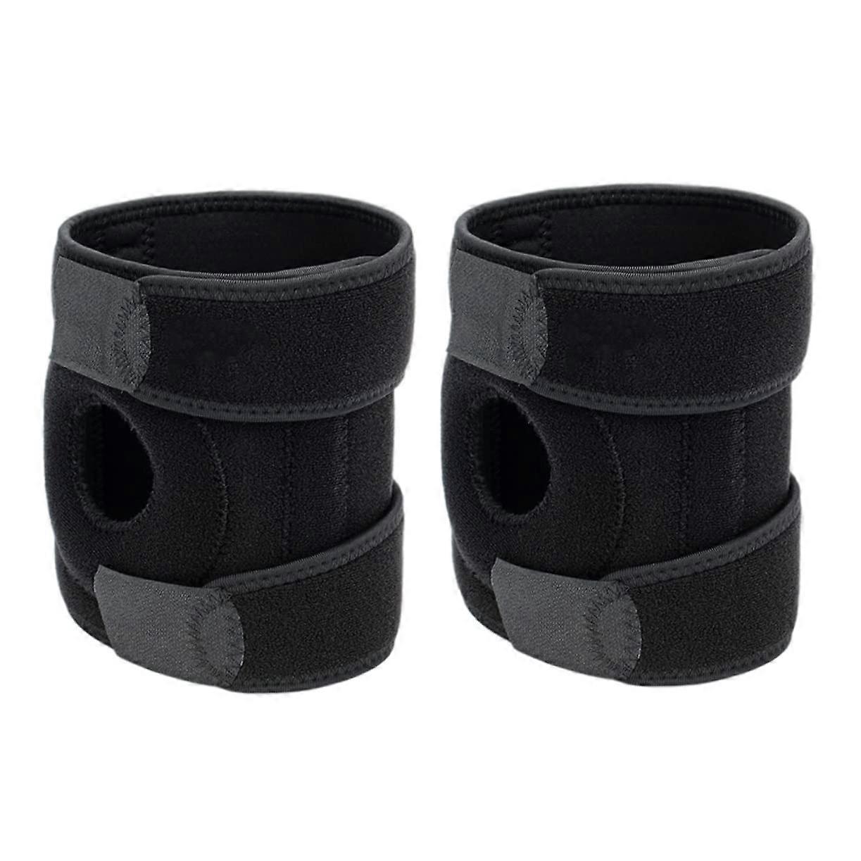 Knee Sleeves for Weightlifting - Breathable Brace with Pressure Pads for Pain Relief, Adjustable Size and Support