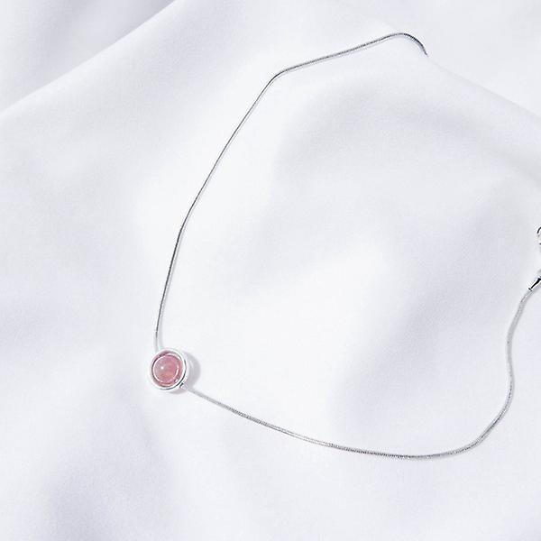 Exquise Mode Agate Stone Short Clavicle Collier [rose]