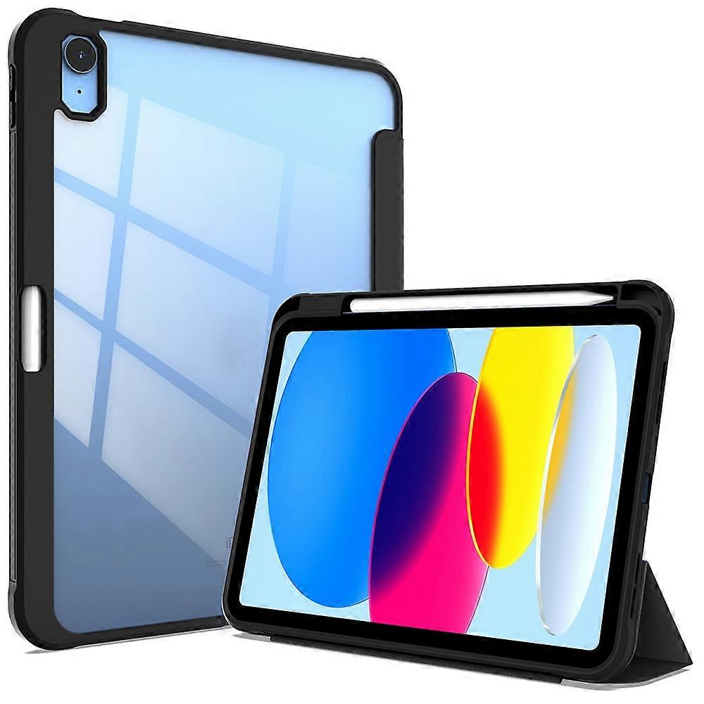 3-Fold Holder Armor Smart Leather Tablet Case For iPad 10th Gen 10.9 2022