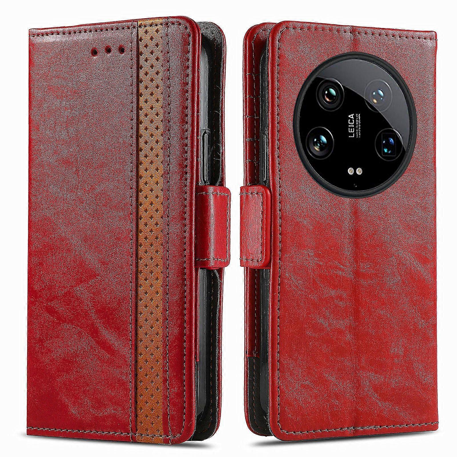 Compatible With Xiaomi 14 Ultra Wallet Case, PU Leather Flip Case with Card Holders RFID Blocking Kickstand Phone Cover