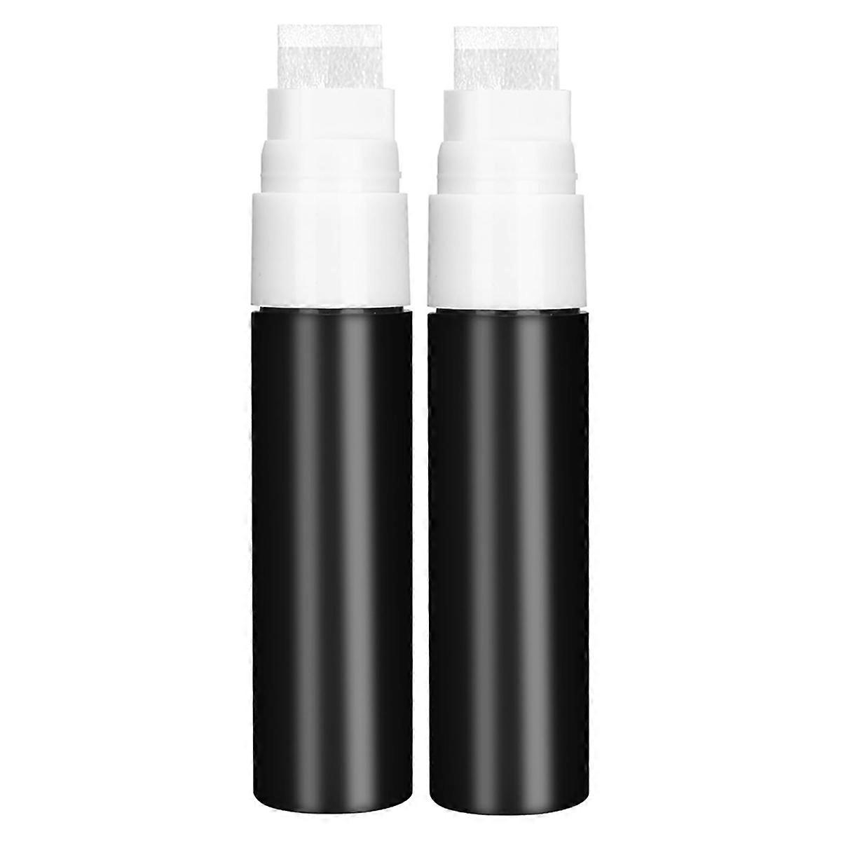 Refillable Touch-Up Paint Markers 2Pcs 15mm Jumbo Tips, Opaque
