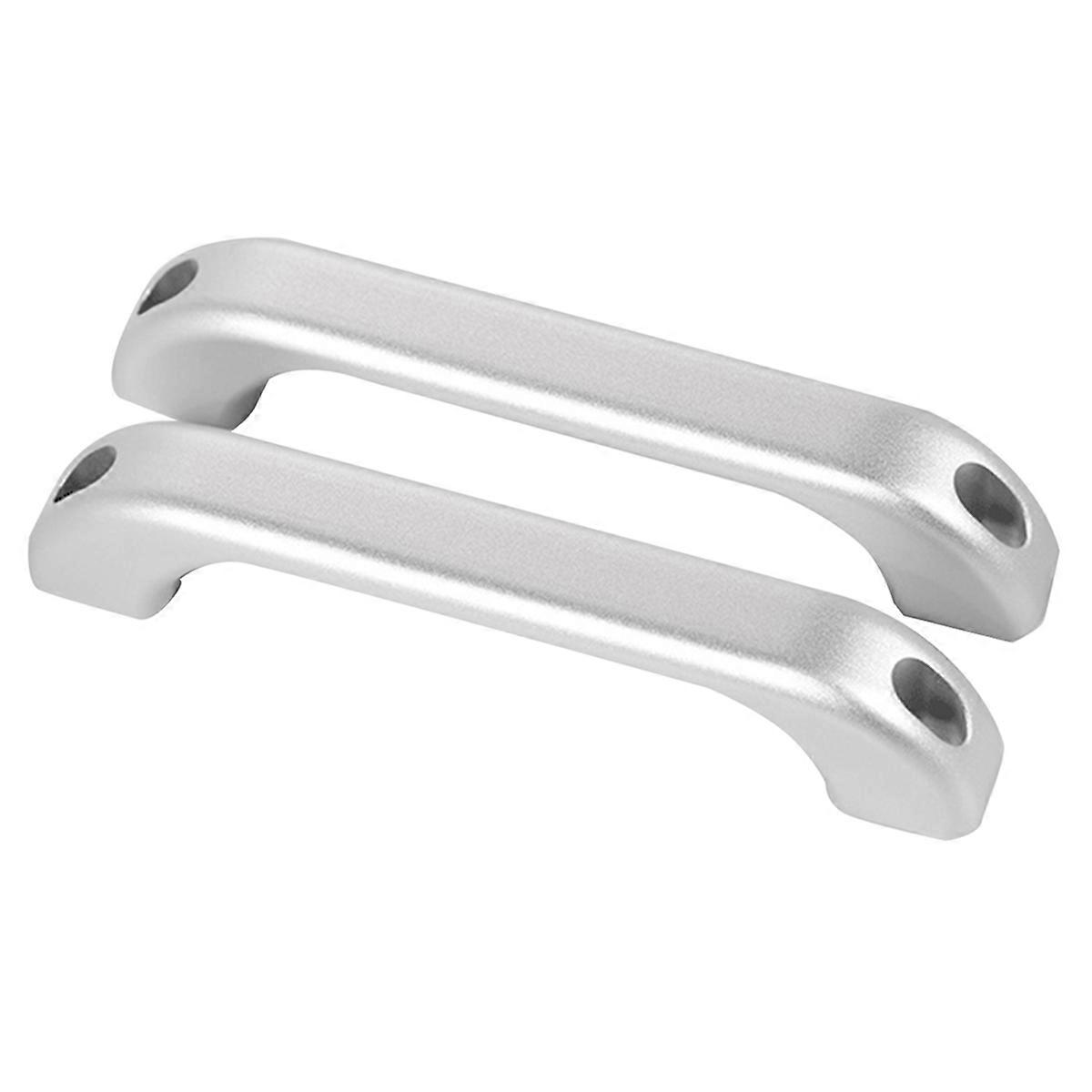 1 paio di auto in lega A-Pillar Pull Handle Maniglia interna del pilastro della porta Grip per 90 110 2004-2018 argento