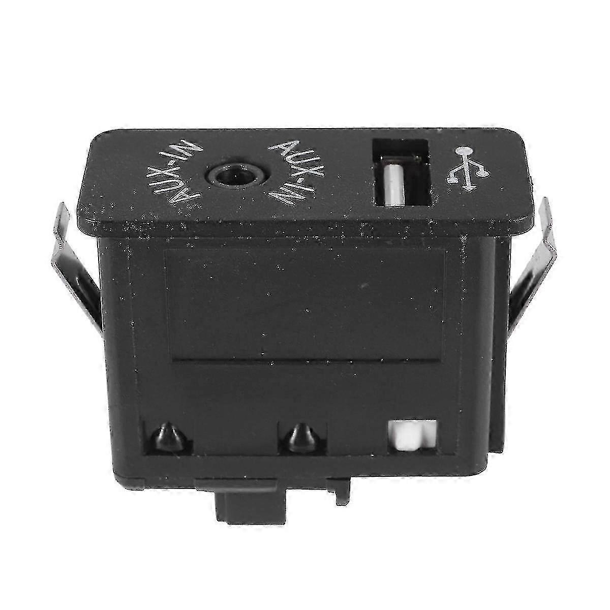 Car USB Auxiliary Input Socket Adapter Compatible with E81 E87 E90 F10 F12 E70 X4 X5 X6