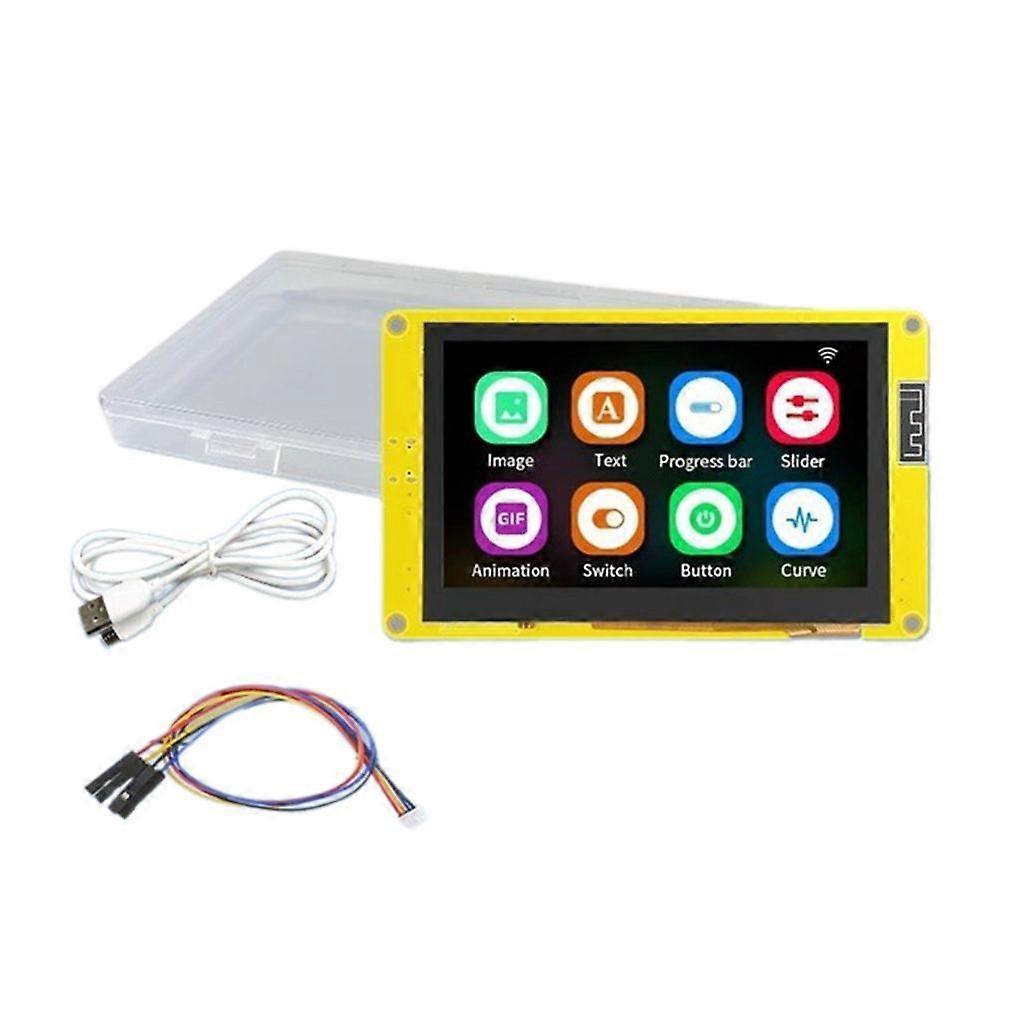 esp32 lvgl wifi & bluetooth kompatibel udvikling board 4,3 tommer digital skærm tftt lcd moduler automatisk download 8m psram