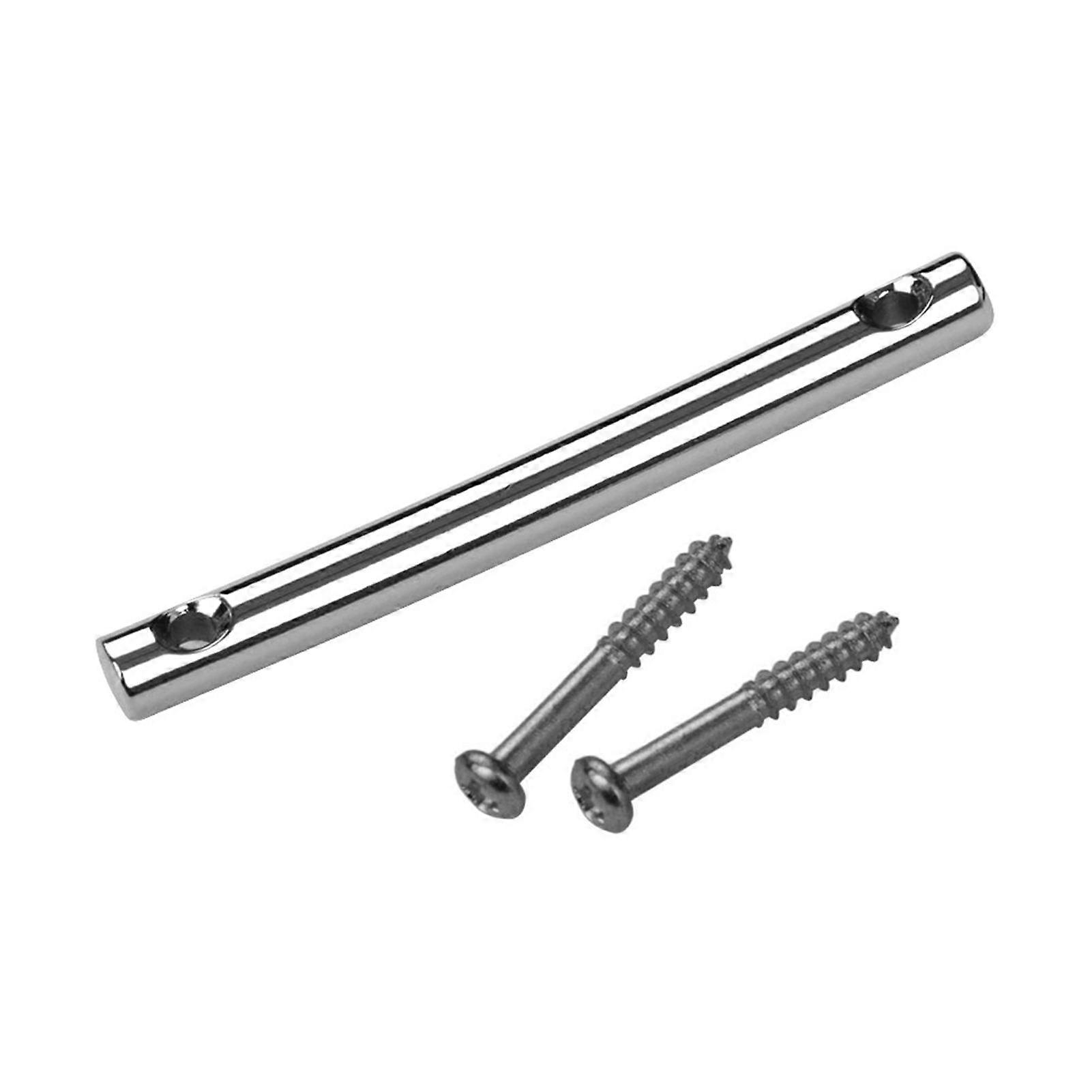 Headstock String Retainer Tension Bar for Electric Guitar Replacement 52mm Silver