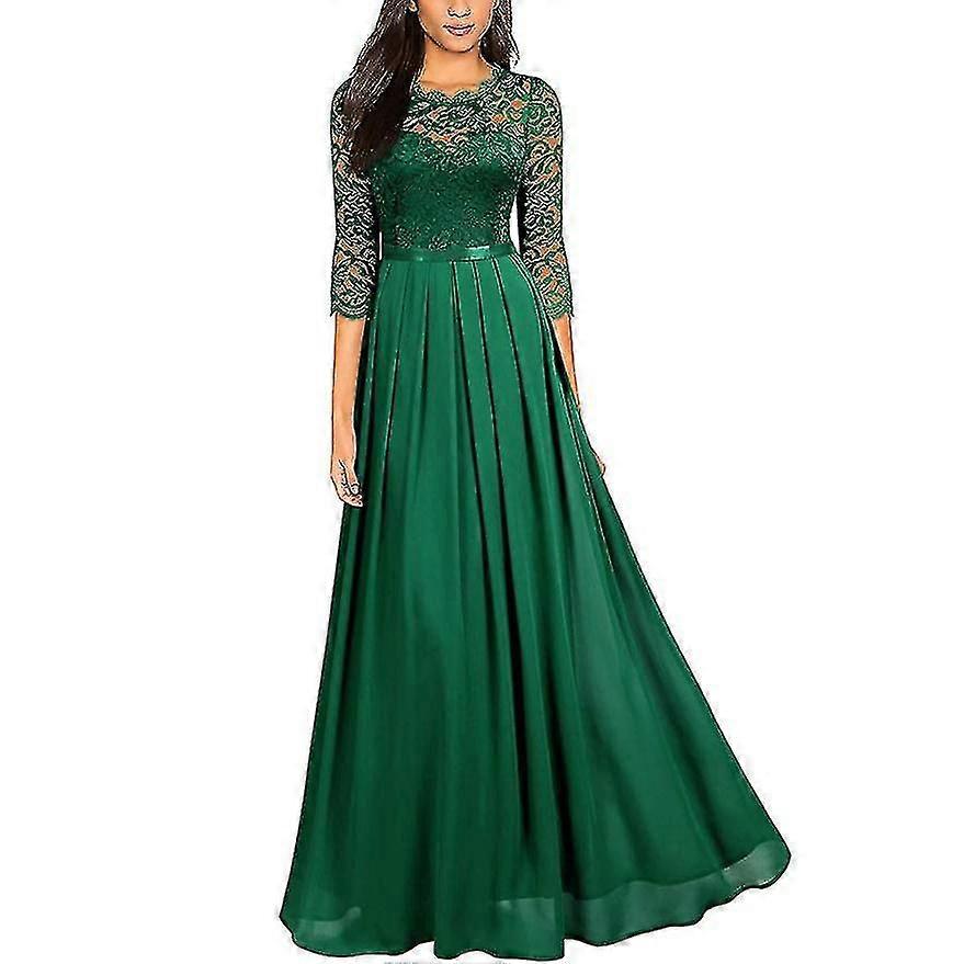 Chiffon Kleid Spitzenkleid Brautjungfernabend
