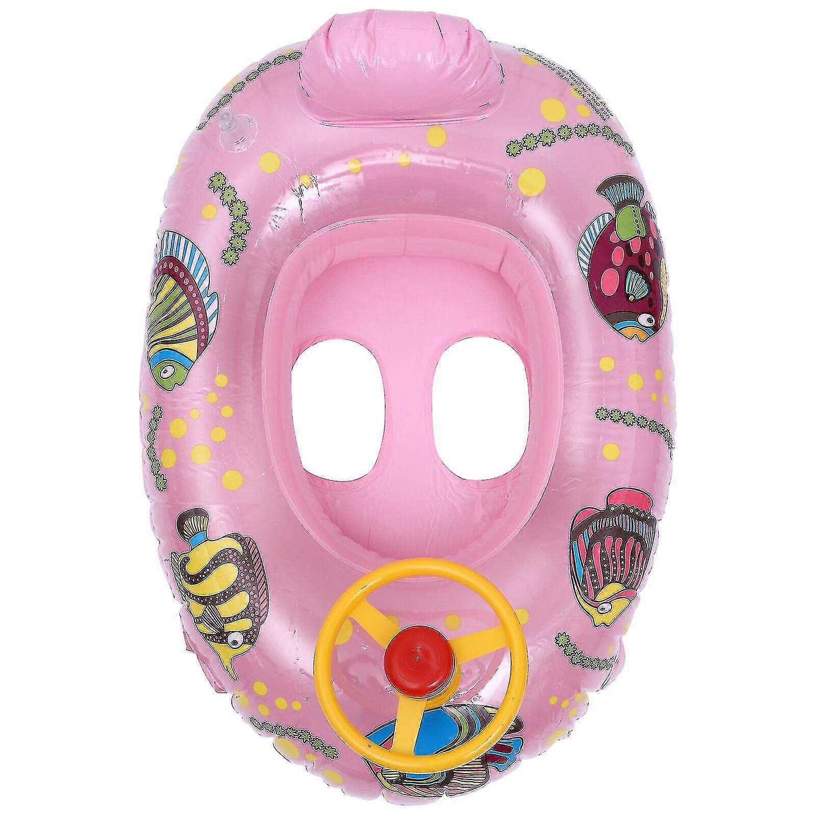 Baby Swimming Ring Summer Pool Float Yacht Shaped Baby Inflatable Pool Toy