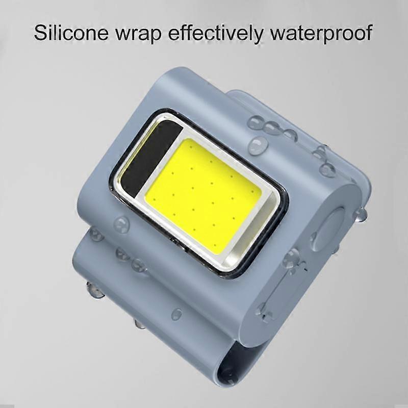 Multi-Function Portable Silicone LED Lamp with Magnetic Charger, Strong Light for Working, Running and Working