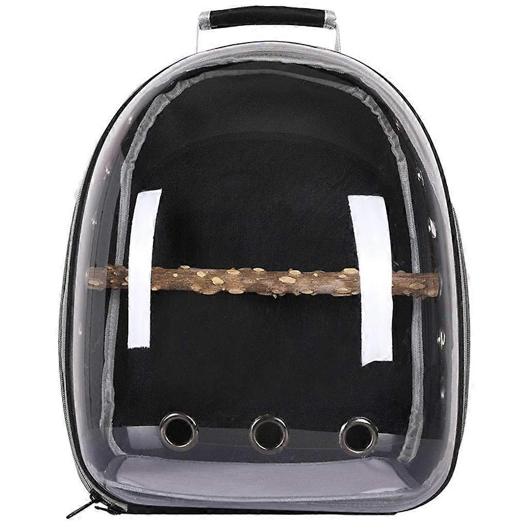 Bird for Carrier Backpack,Parrots Bird Backpack with Visible Window,Standing Perch, Birds Travel Cage for