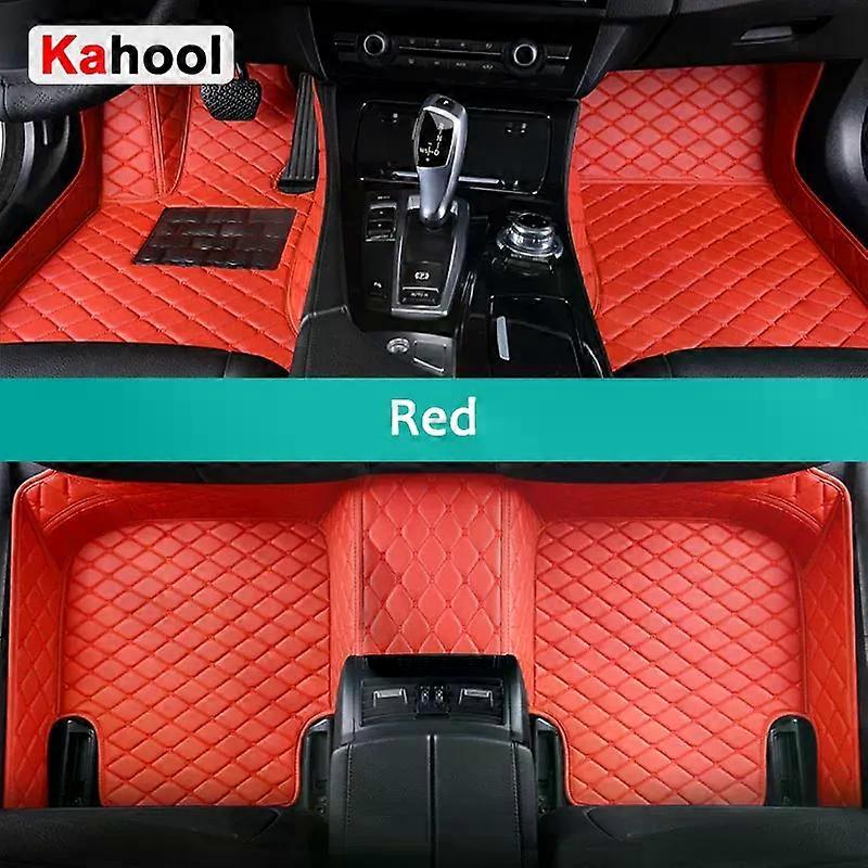 KAHOOL Custom Car Floor Mats For Toyota Prius 2th 3th W2 W3 2003-2015 Auto Carpets Foot Coche Accessorie