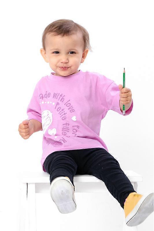 Infant Girls' T-Shirt – Soft Cotton & Bright Print, Summer,  HC 5077-001-33-5
