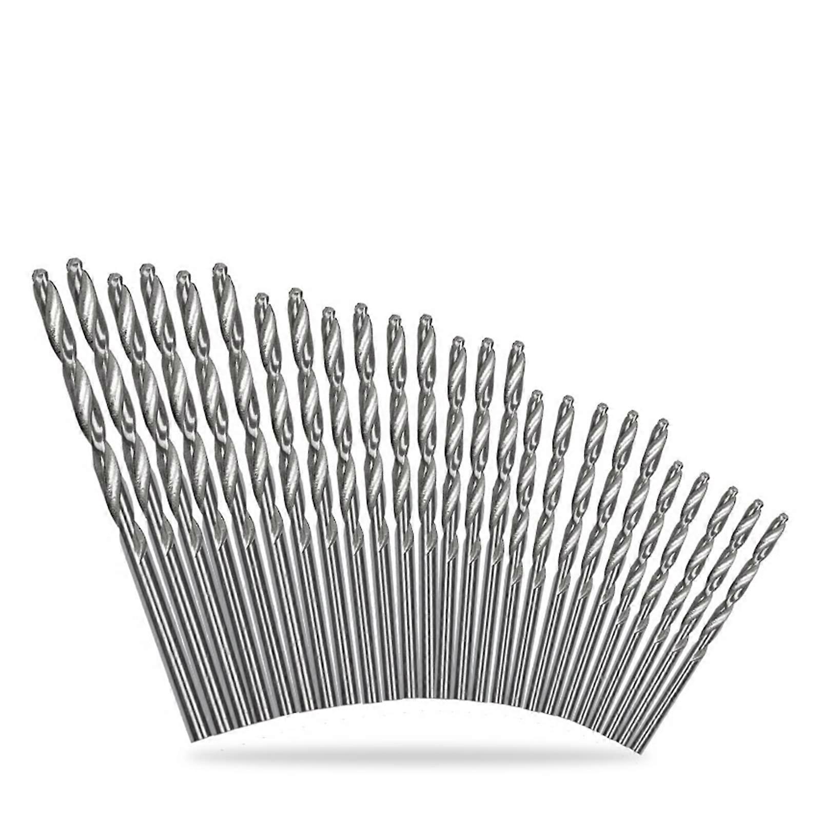 25 Pcs Hss Micro Twist Drill Bit Set 0.5mm3mm High Speed Steel PCB Mini Drill Jewelry Tools Fit for Dremel Bit bit