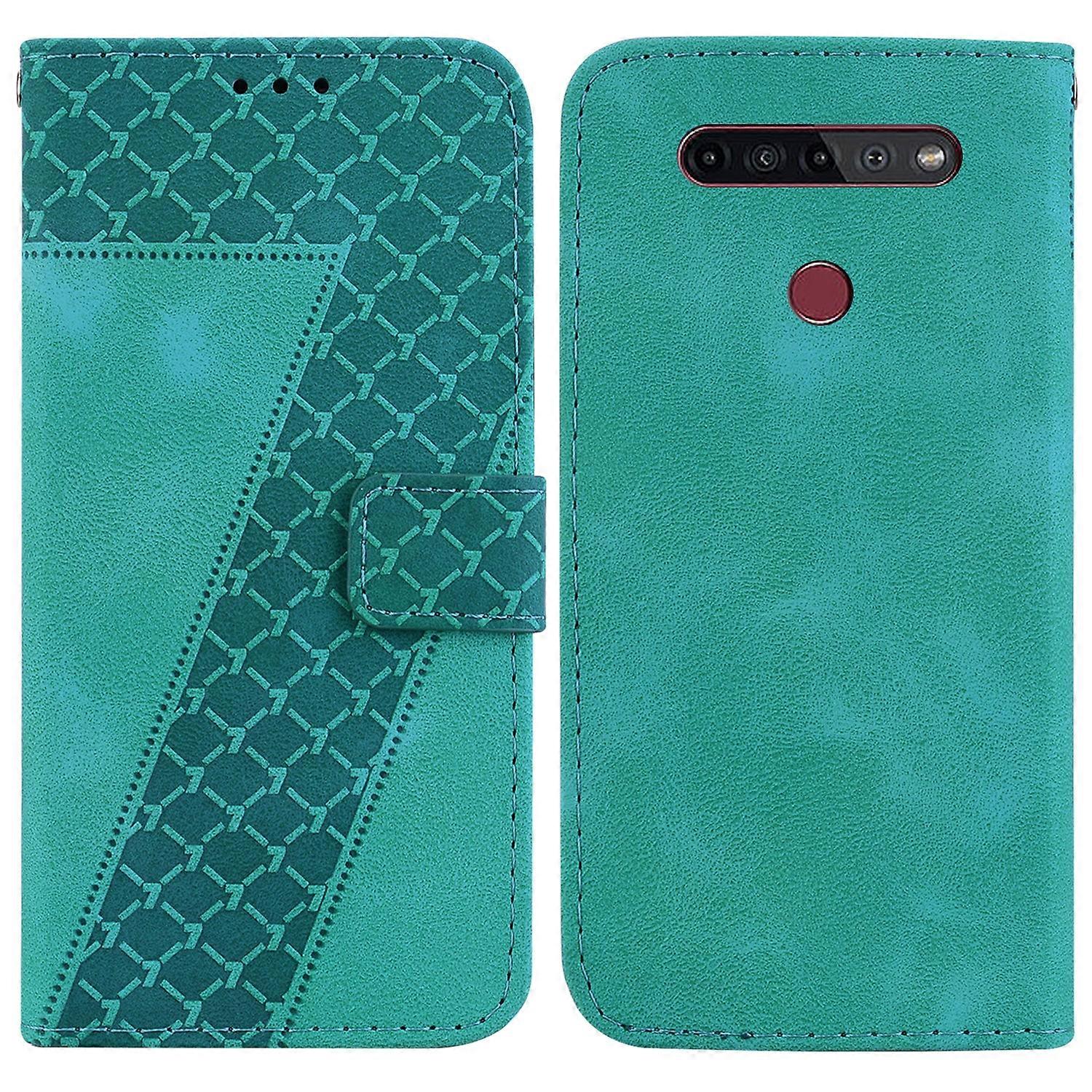 7-shaped Embossed Leather Phone Case