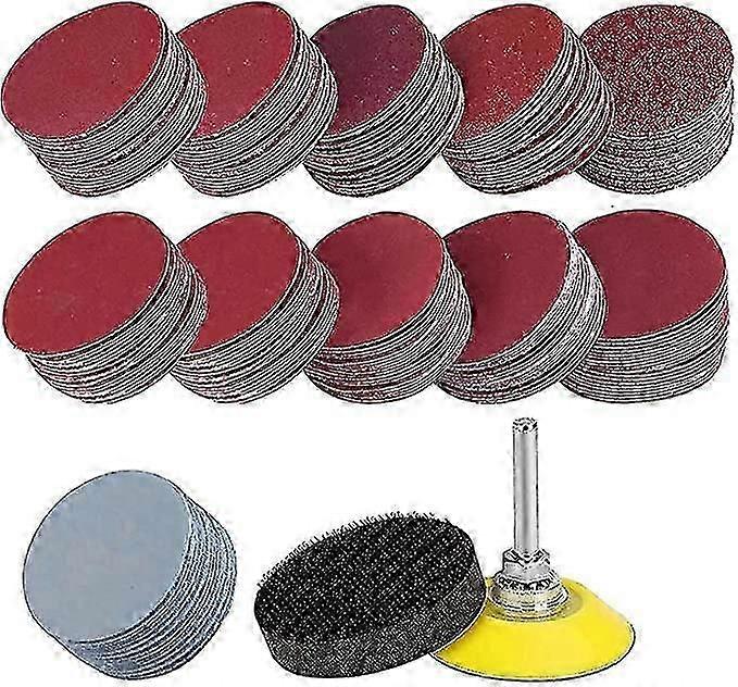 200 Pcs Sanding Disc Pad Set Sanding Discs For Rotary Tool High Quality