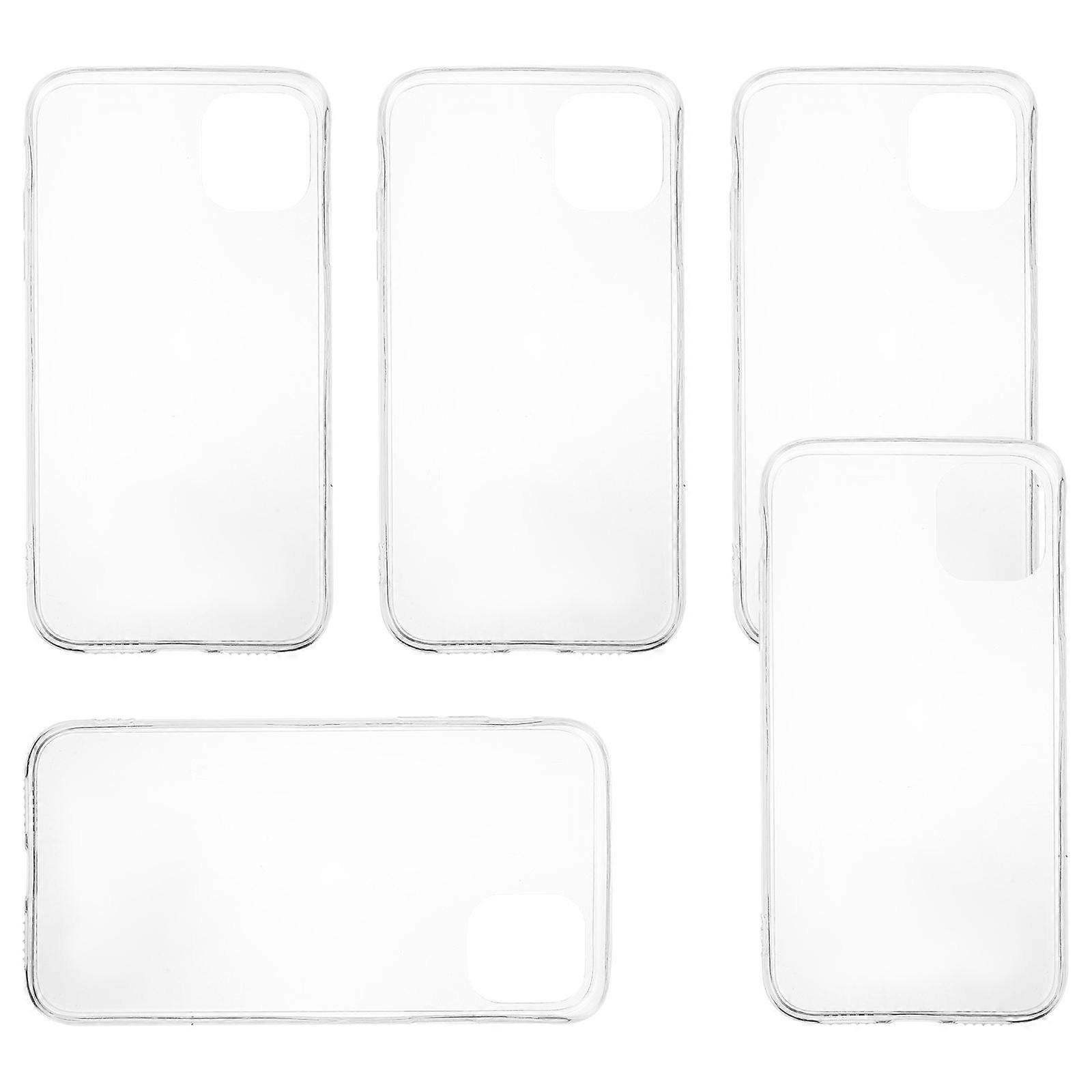 5PCS Blank Phone Case for 11 Pro DIY Sublimation Protector