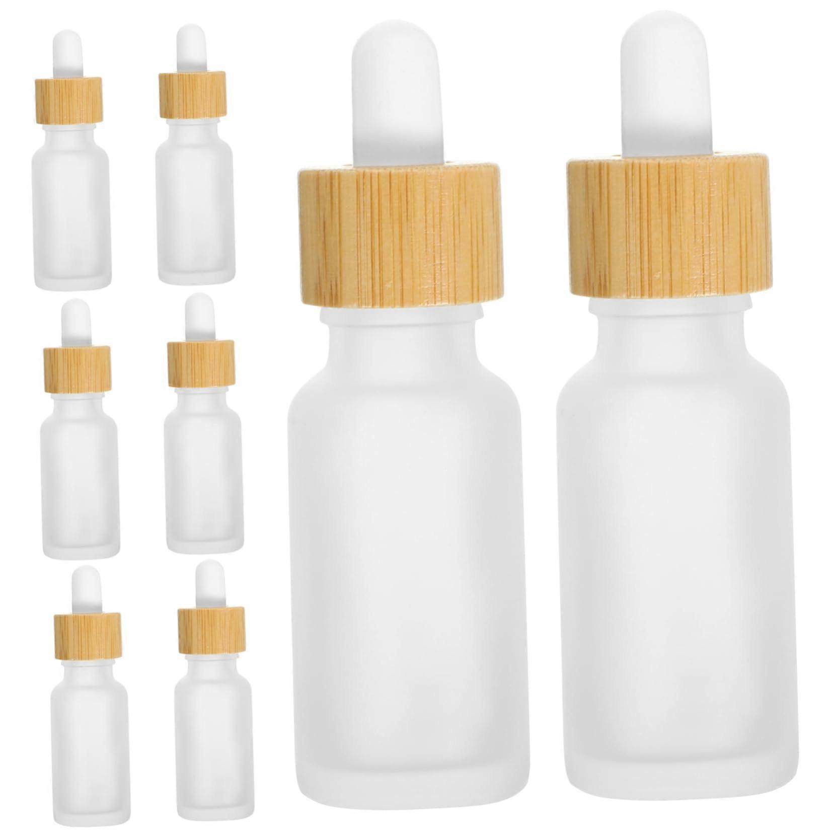 8pcs Essential Oil Roll Glass Dropper Bottles for Travel Small Oil Bottles with Pipette Ref: 6456