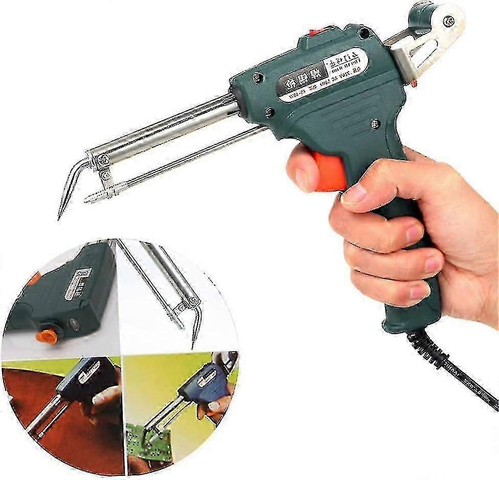 220v 60w External Thermal Manual Welding Automatic Feed Soldering Iron Electric Temperature Tool - You