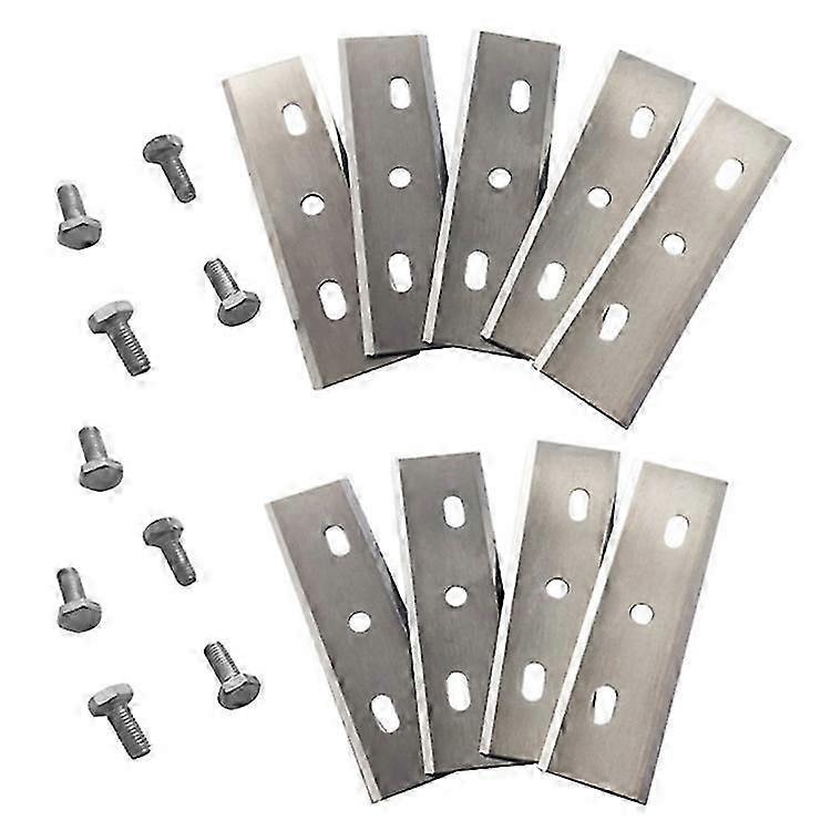 Stainless Steel Blade Set for Robotic Lawn Mowers, 9-Pack, Compatible with Multiple Models