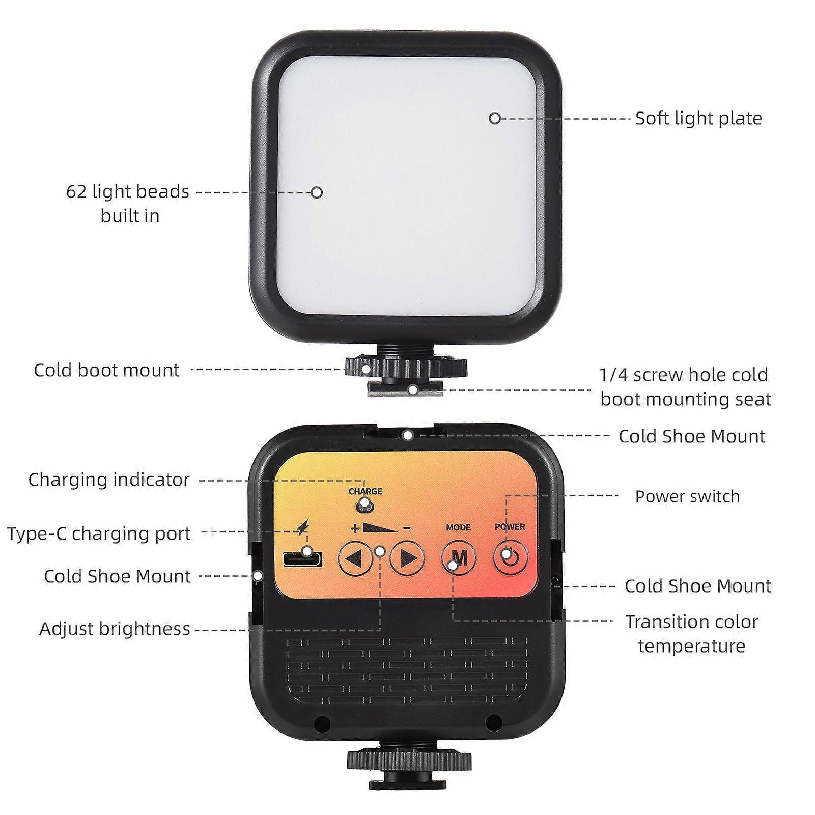 Portable Mini LED Video Light: Pocket-Sized Lighting for Photography & Mobile Use