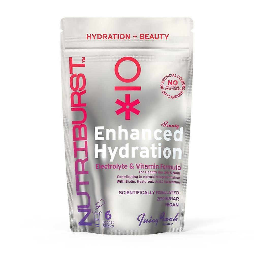 Nutriburst 增强保湿 + 美容多汁桃味 6 包