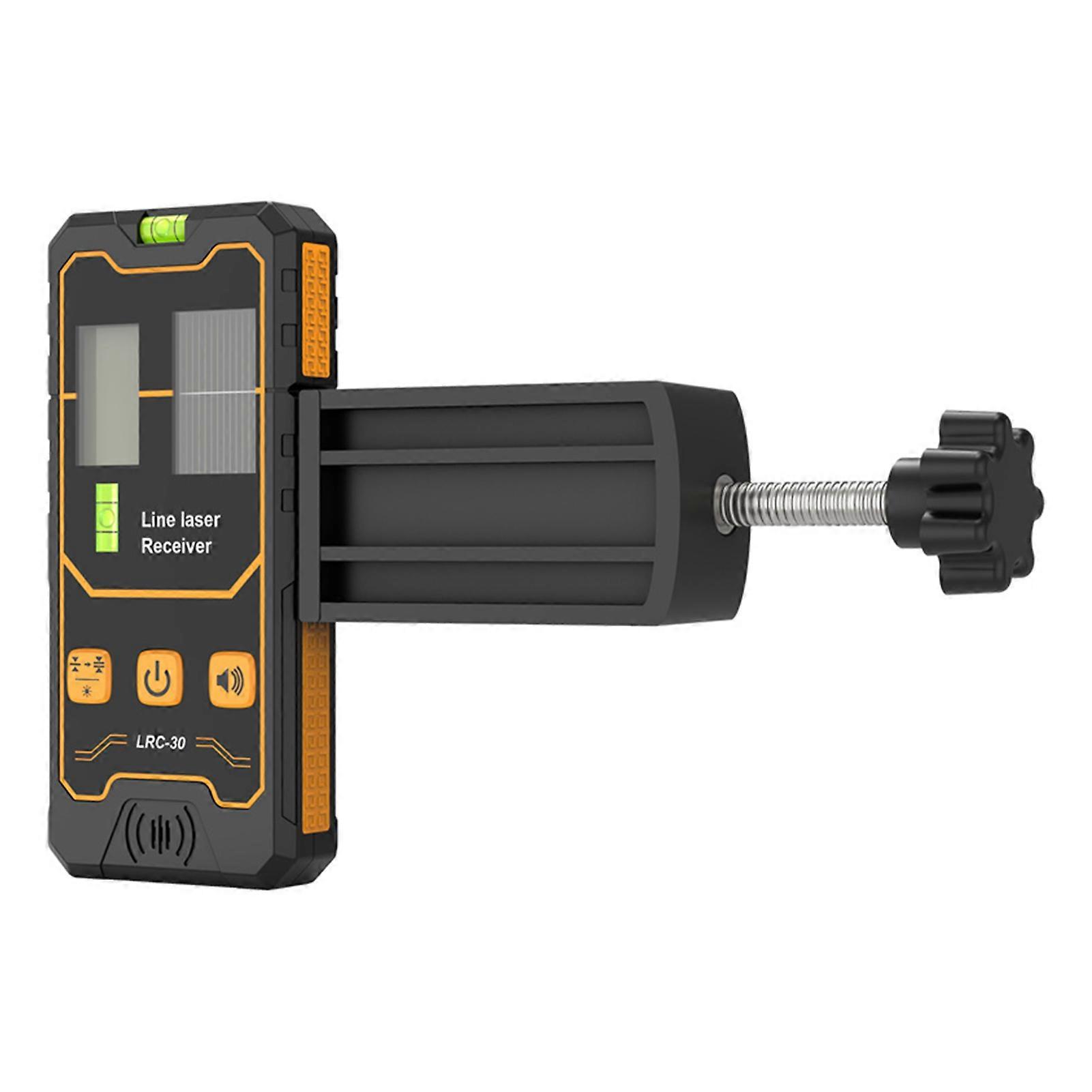 Laserempfänger für Laser Level 50m / 164ft Arbeitsbereich mit doppelten horizontalen Blasen, grünem Laser und rotem Strahldetektor Outdoor-Level-Zubehör für
