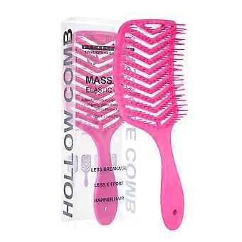 Stylish Vented Detangling Brush Practical Hairbrush Styling Comb For Different Hair Type And Easy Travel Use  Yellow