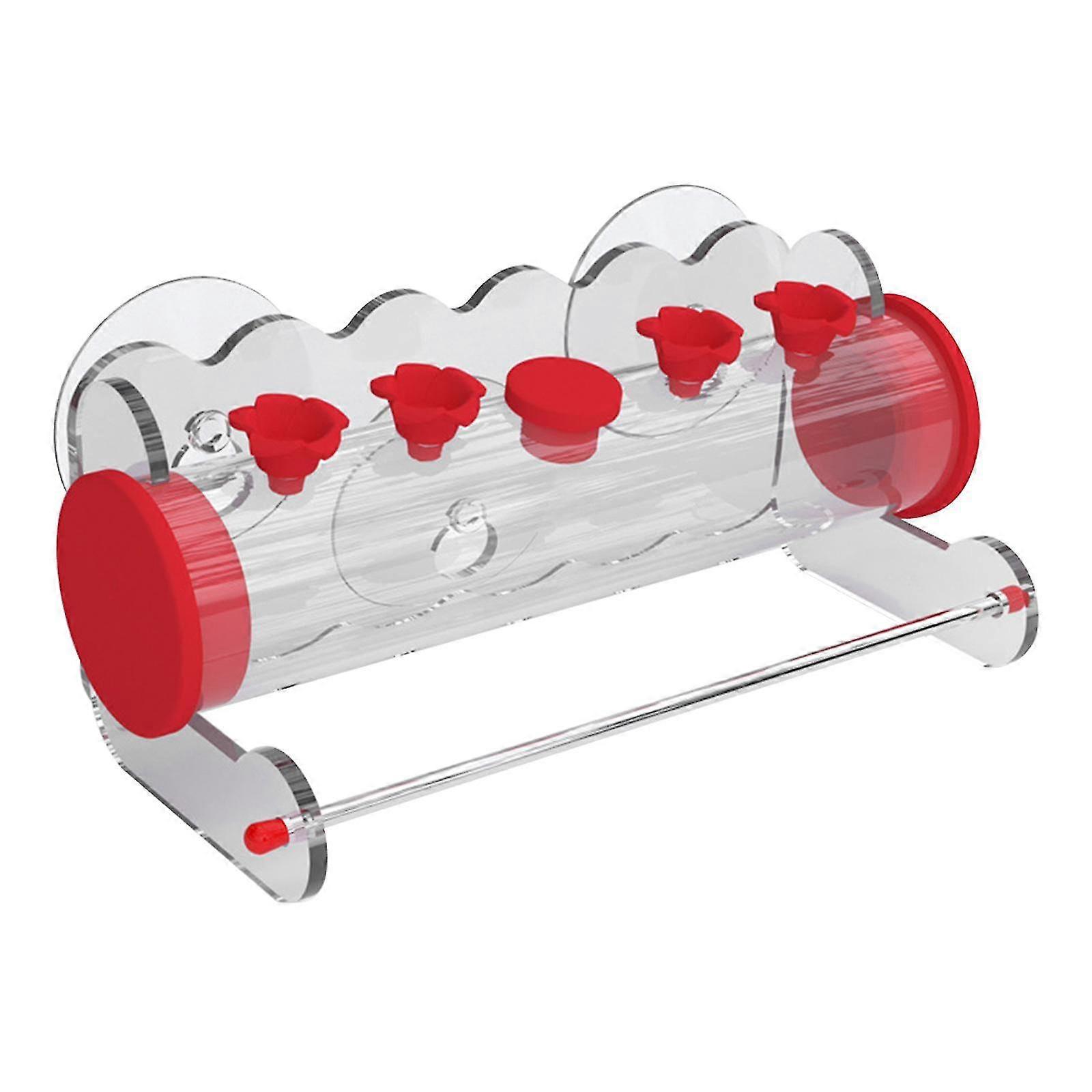 Acrylic Hummingbird Feeder Designed for Attracting Birds to Your Backyard, Balcony, or Yard
