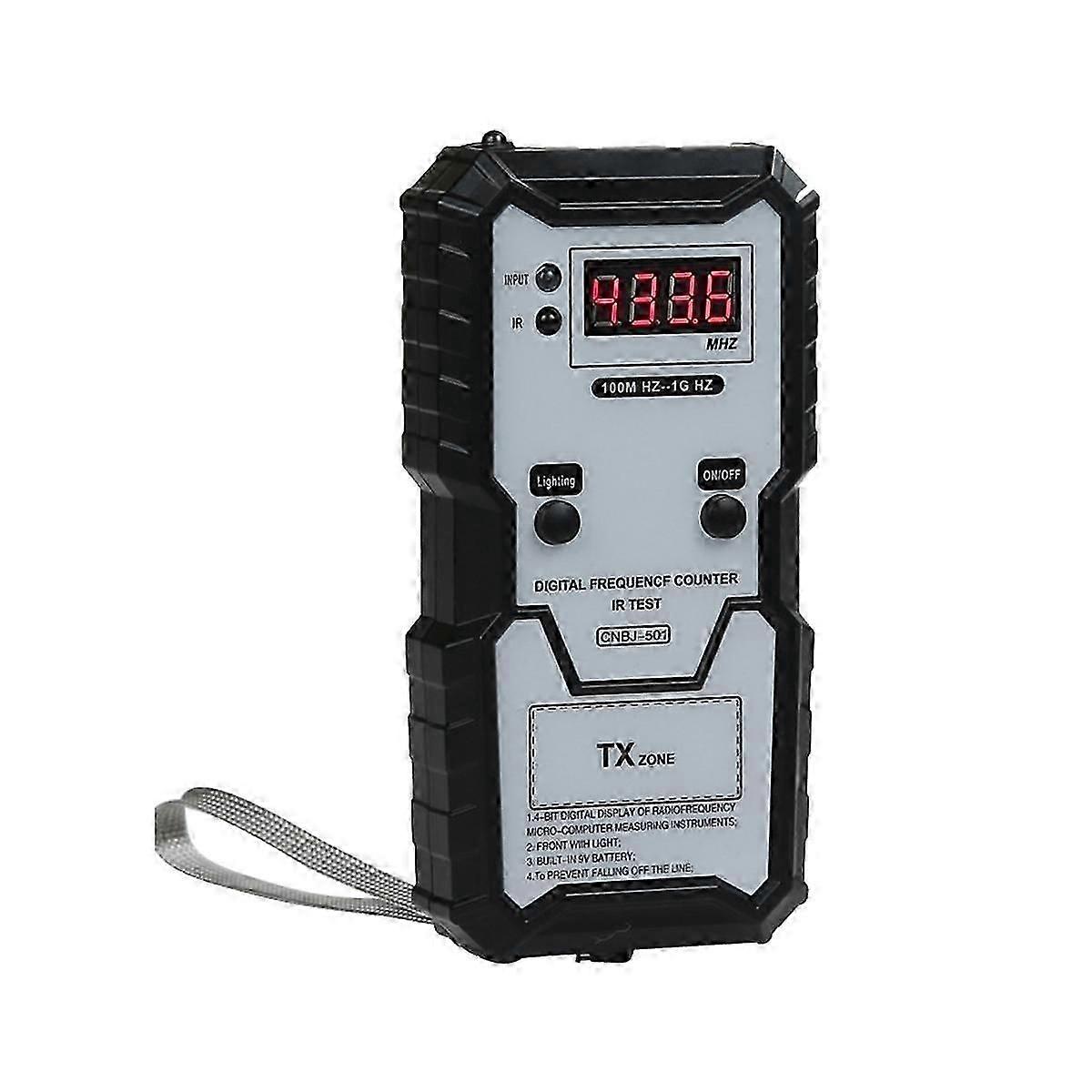 Car Keys Infrared Frequency Tester 100M-1GHZ 4-Bit Digital Electronic IR Frequence Counter Tester w