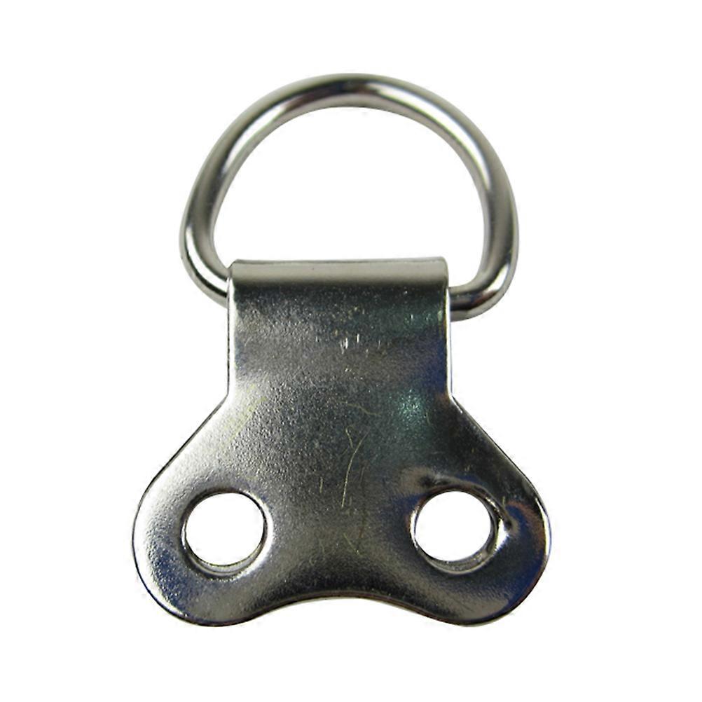 Secure Picture Frame Hook, Heavy Duty D-Ring Hangers with Convenient Screw Attachment