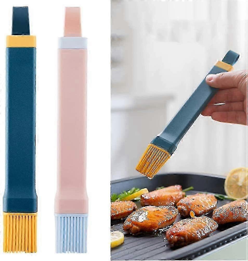 2 Packs Silicone Oil Brush for Baking Pastry Kitchen Tools