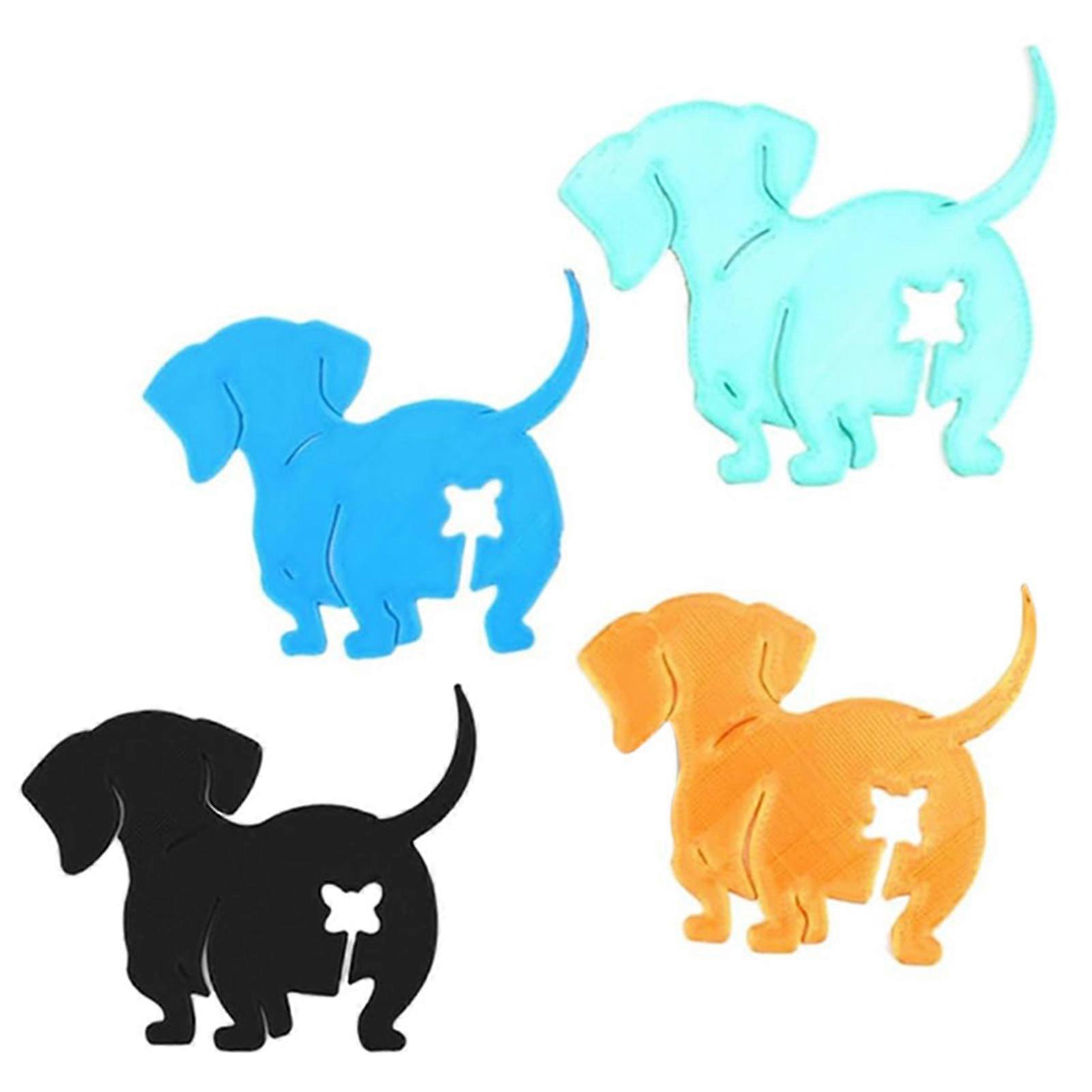 4pcs Cat Butt Bread Clip Cat Bread Bag Tie 3D Printed Reusable Bread Bag Clips Food Bag Clips