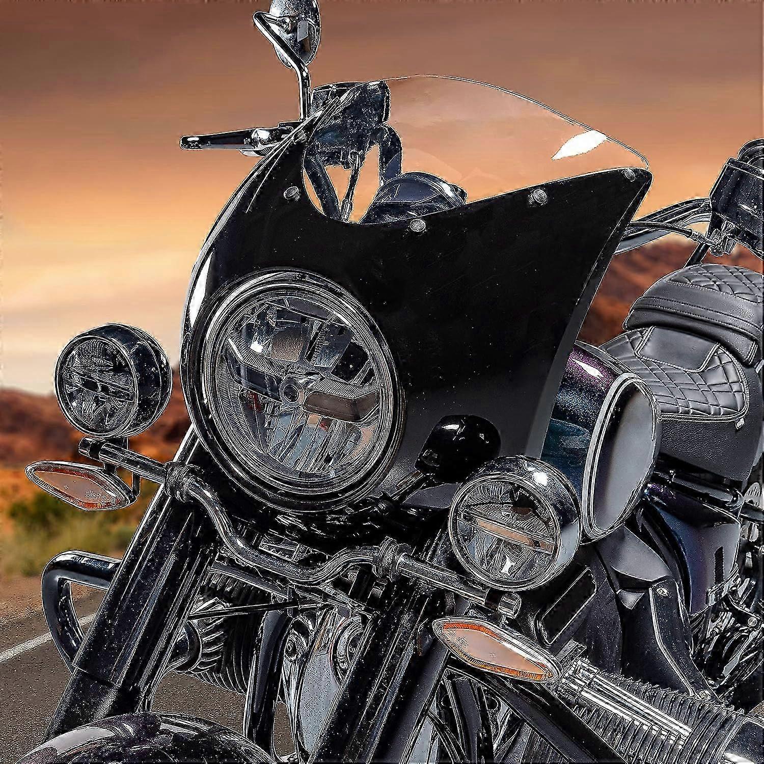 Headlight Fairing Round Windshield Windscreen Wind Deflector Compatible With B.m.w R18 R 18 R-18 2020 2021 2022 2023 Mask Screen Shield Flyscreen Prot