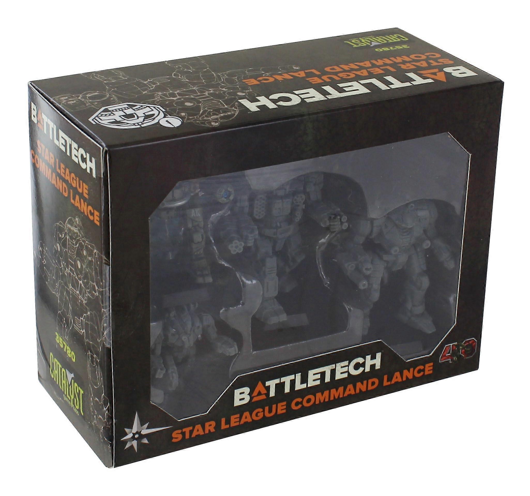 Catalyst Game Labs | Battletech: Star League Command Lance | Miniatures Game | Ages 14+ | 2+ Players | 30+ Minutes Playing Time