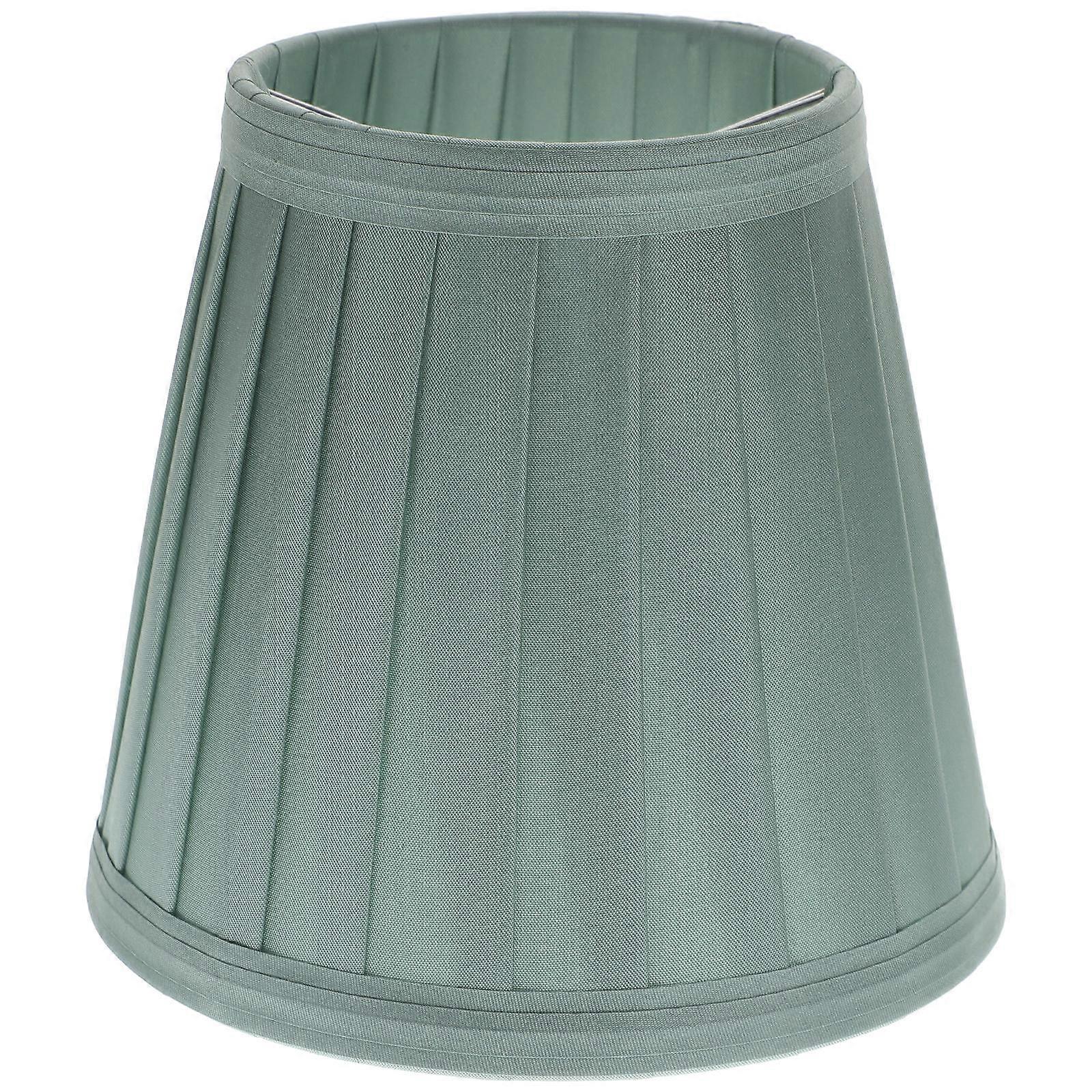Green Cloth Lampshade for Decor Simple Style Durable and Sturdy Home Decoration 1pc