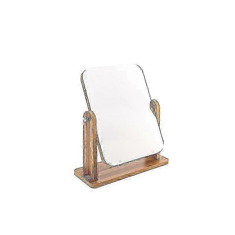 360 Rotating Tabletop Shaving Mirror Freestanding Rectangular Decorative