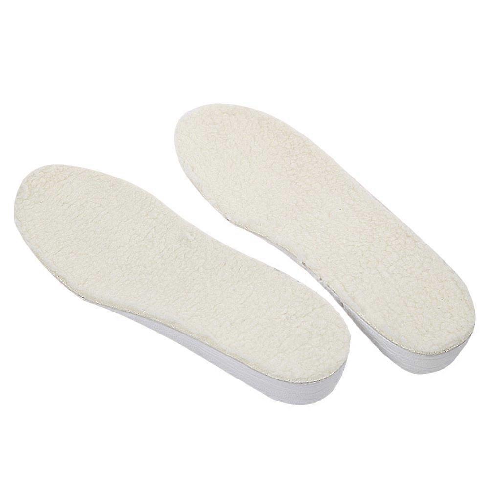 Height Increase Insole Wool Shoe Lift for Shoes Use 1Pair Beige