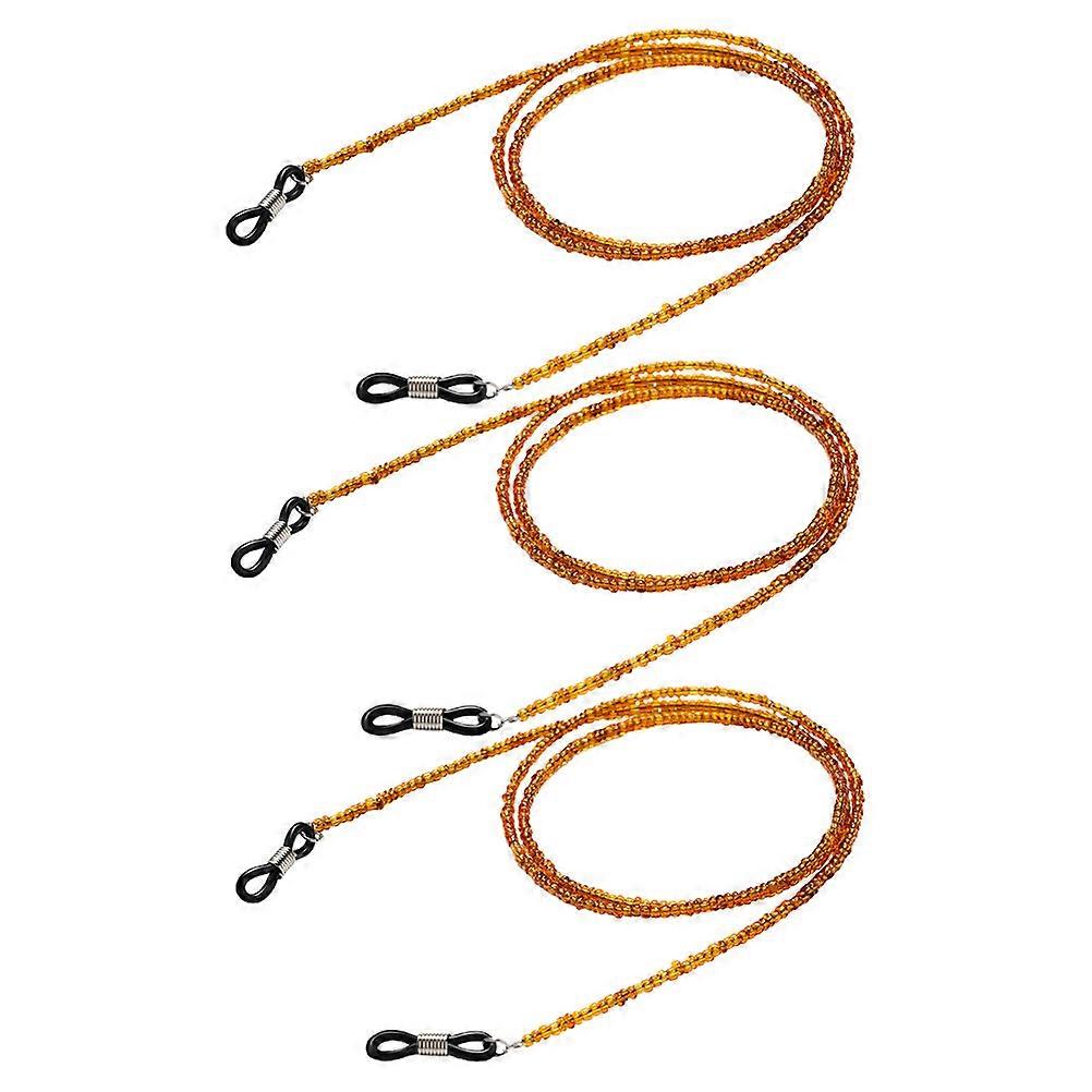 Stylish Eyeglass Chains For Women Simple Shape Anti-lost Portable Daily Use 3Pcs