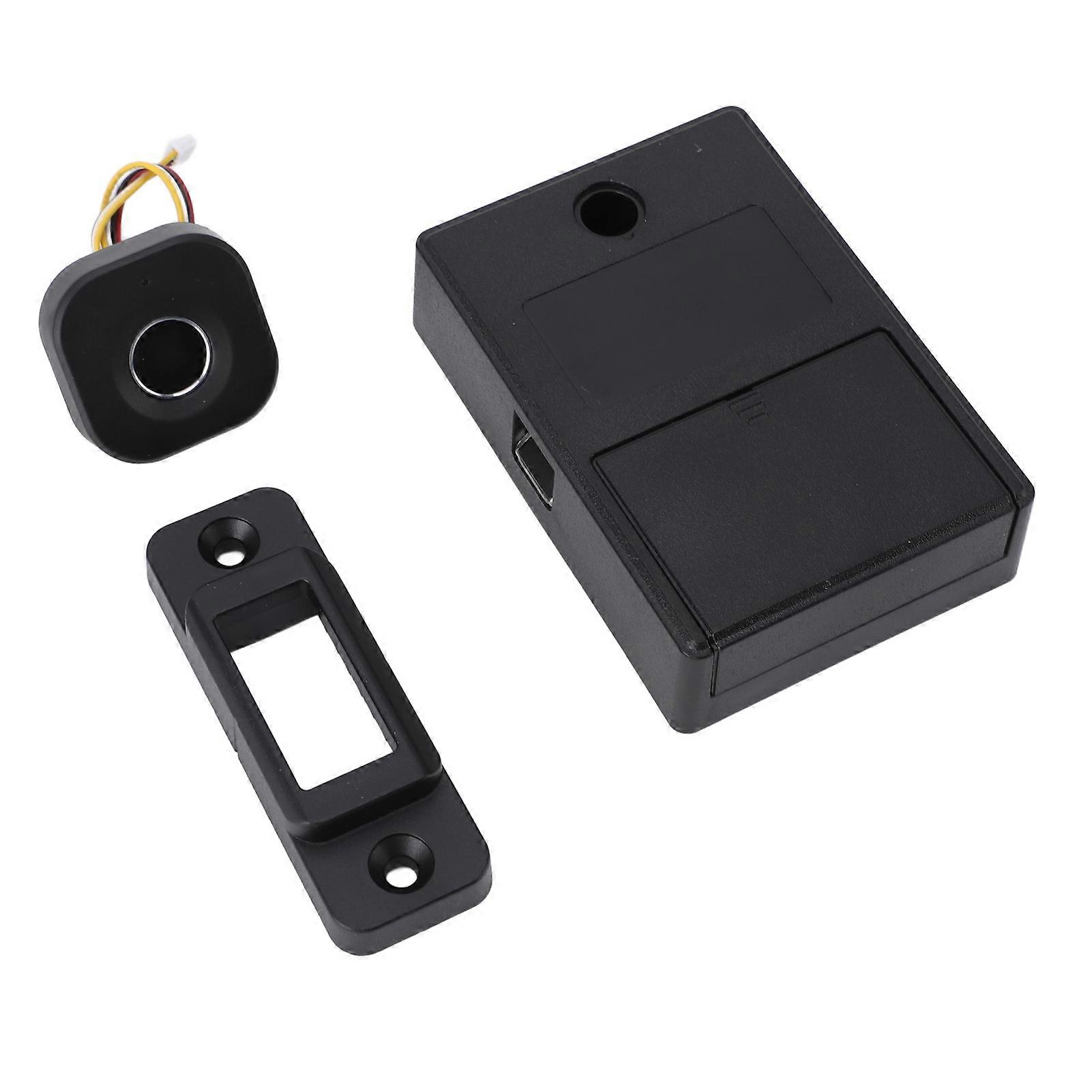 Fingerprint Cabinet Lock Fast Response USB Rechargeable Privacy Protection for Cabinet File Locker Closet 