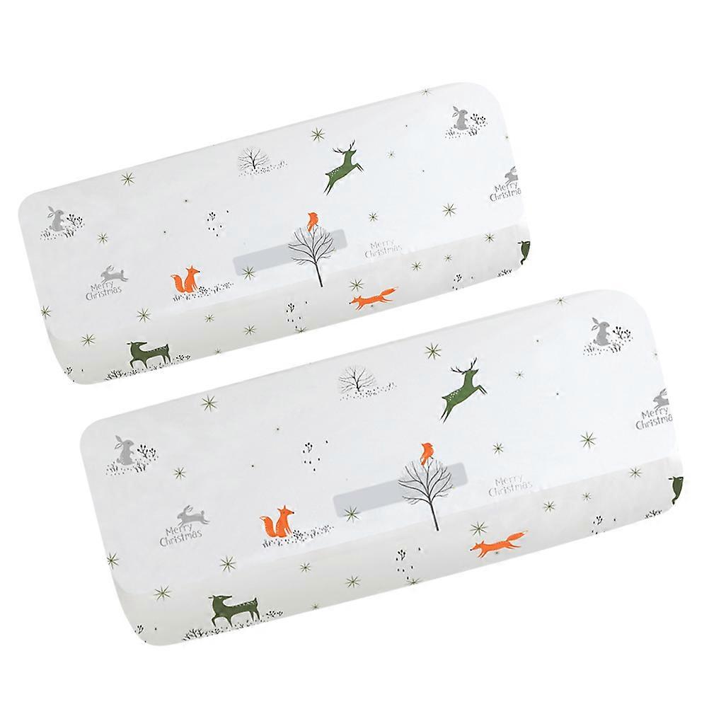 エアコンカバー屋内壁掛けエアコンリビングルームと寝室用保護カバーMサイズ86x20x31cm防塵2個