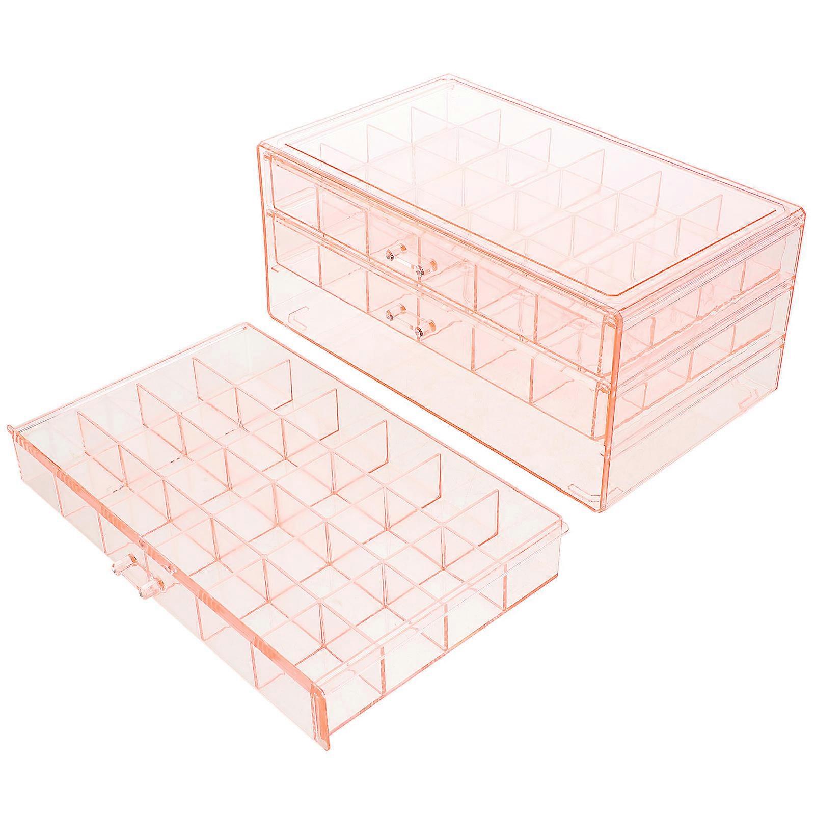 صندوق القرط تخزين المجوهرات منظم عرض حالة للأقراط قلادة سوار 1 مجموعة