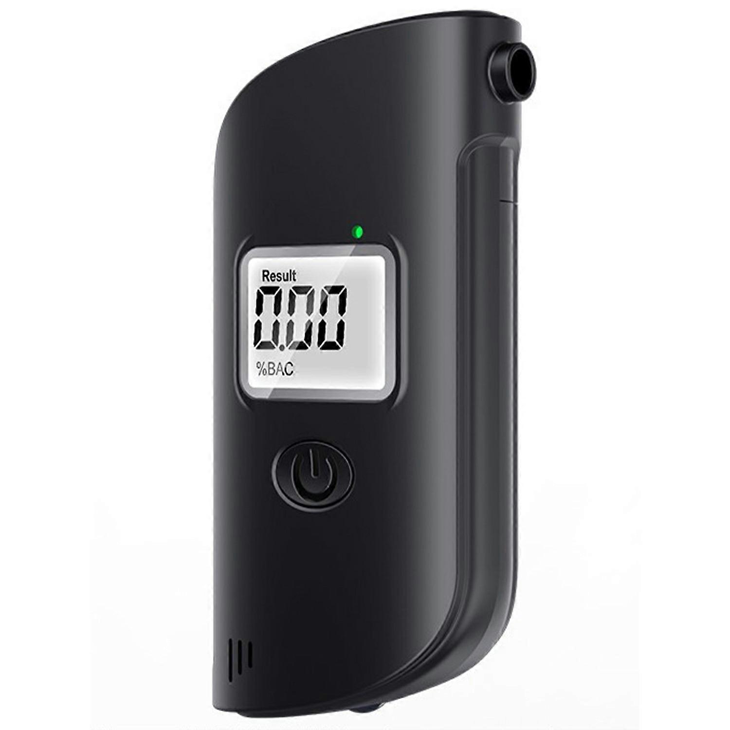 MR689 Portable Breathalyzer Alcohol Tester High Precision BAC Detector Analyzer with White LED Light