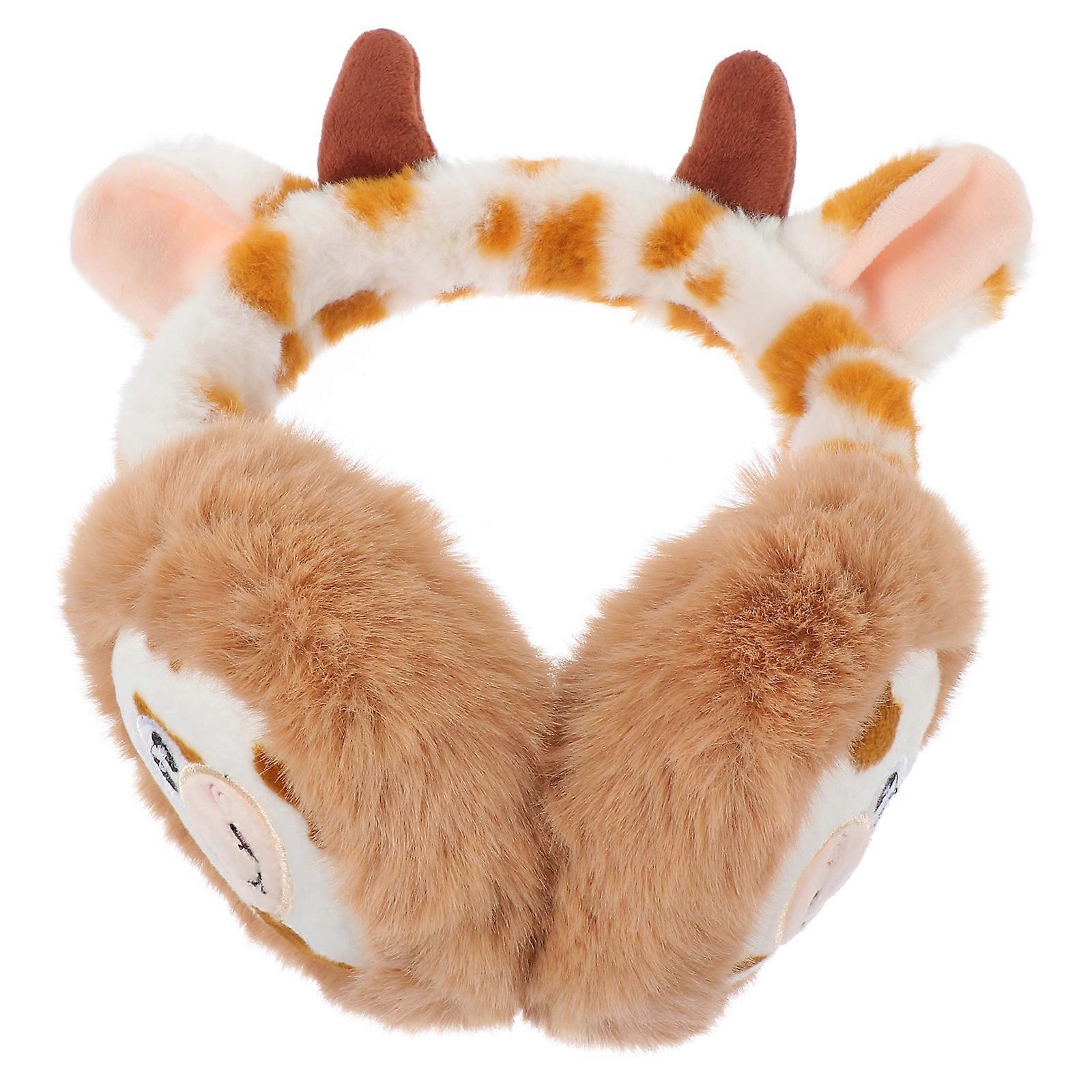 Adorable Lightweight Rabbit Hair Earmuffs for Winter Ear Protection – Warm & Comfortable Ear Cover for Outdoor Activities, Studying, Shopping,