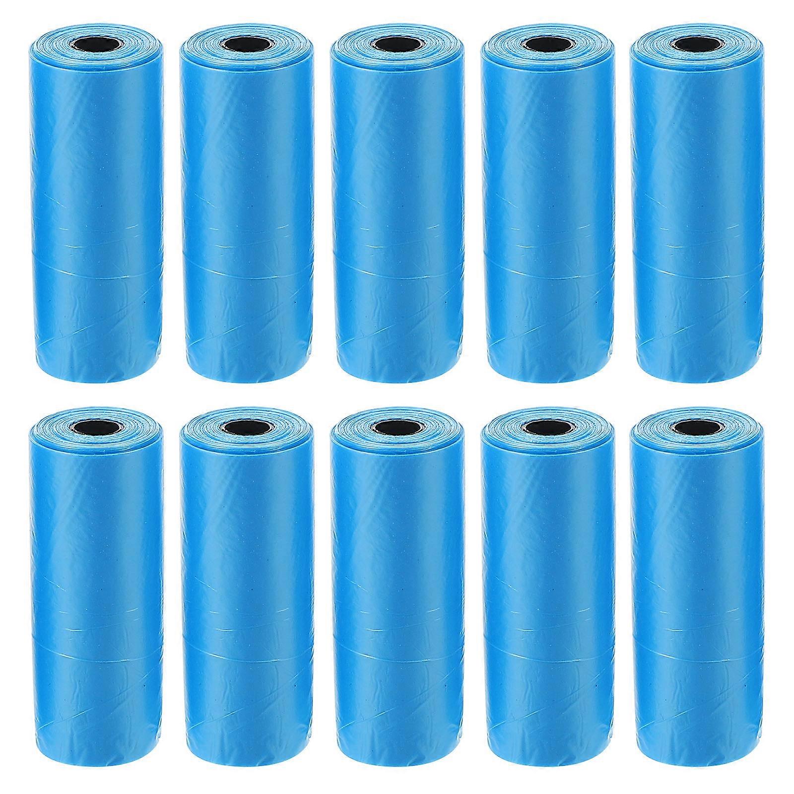 Vauvan kakkapussit vaippapussit valikoitu väri kotitalouskäyttöön matkustamiseen 10 rullaa