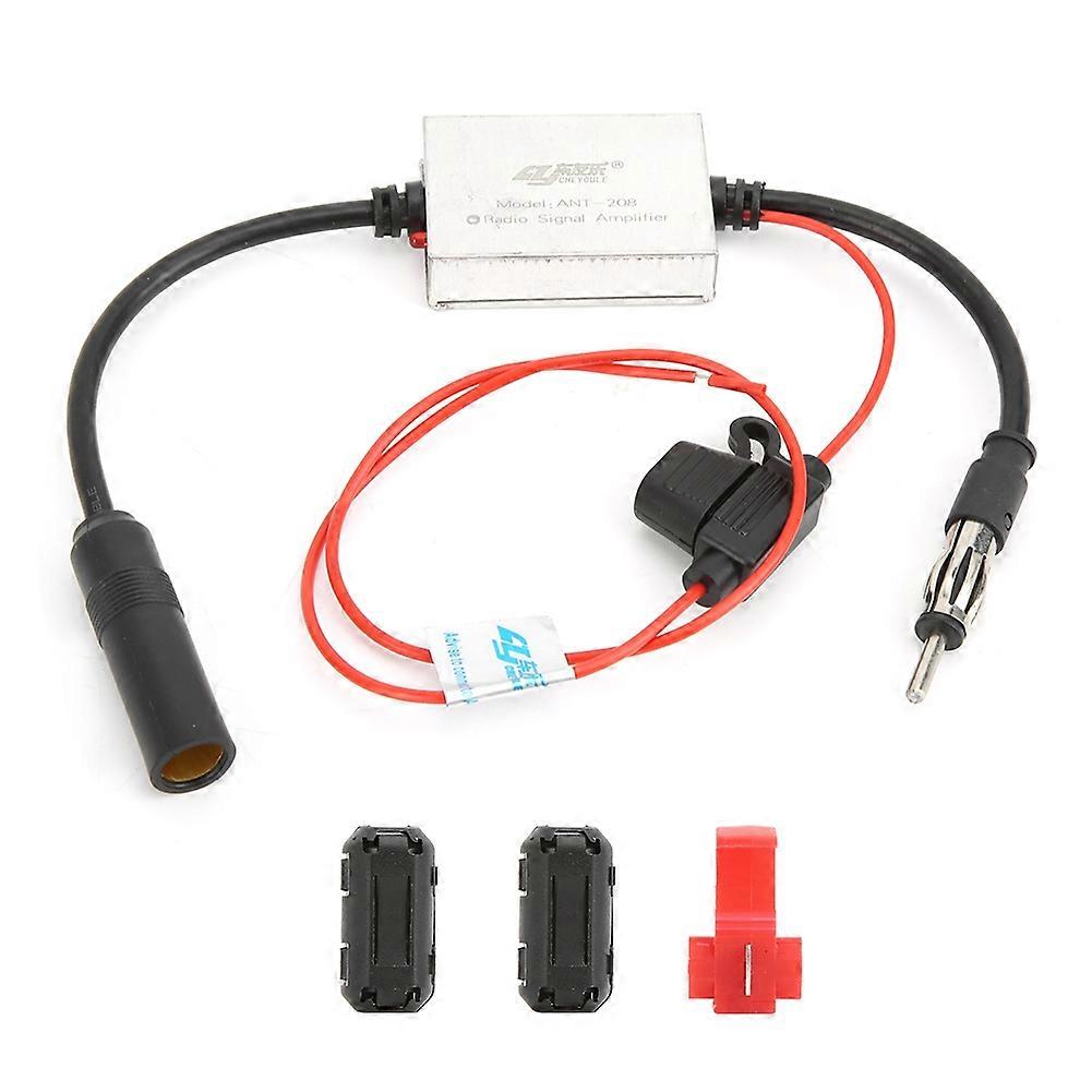 Universal 12-24V Car FM Radio Antenna Signal Reception Amplifier