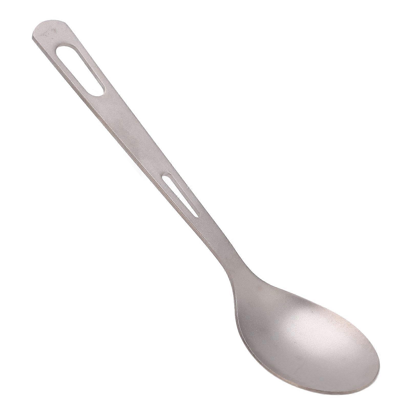 Titanium Utensils for Outdoor Camping, Portable Cutlery for Hiking and Picnic, Spoon