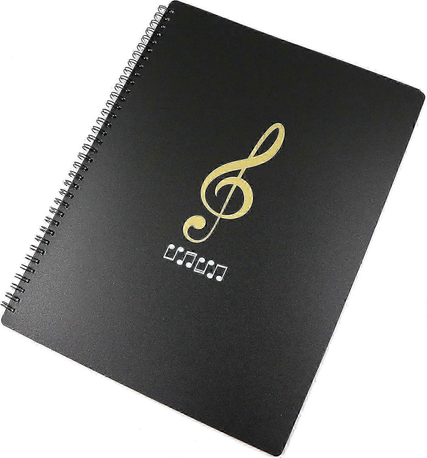 Music binder in A4 format for storing 20 pocket keys