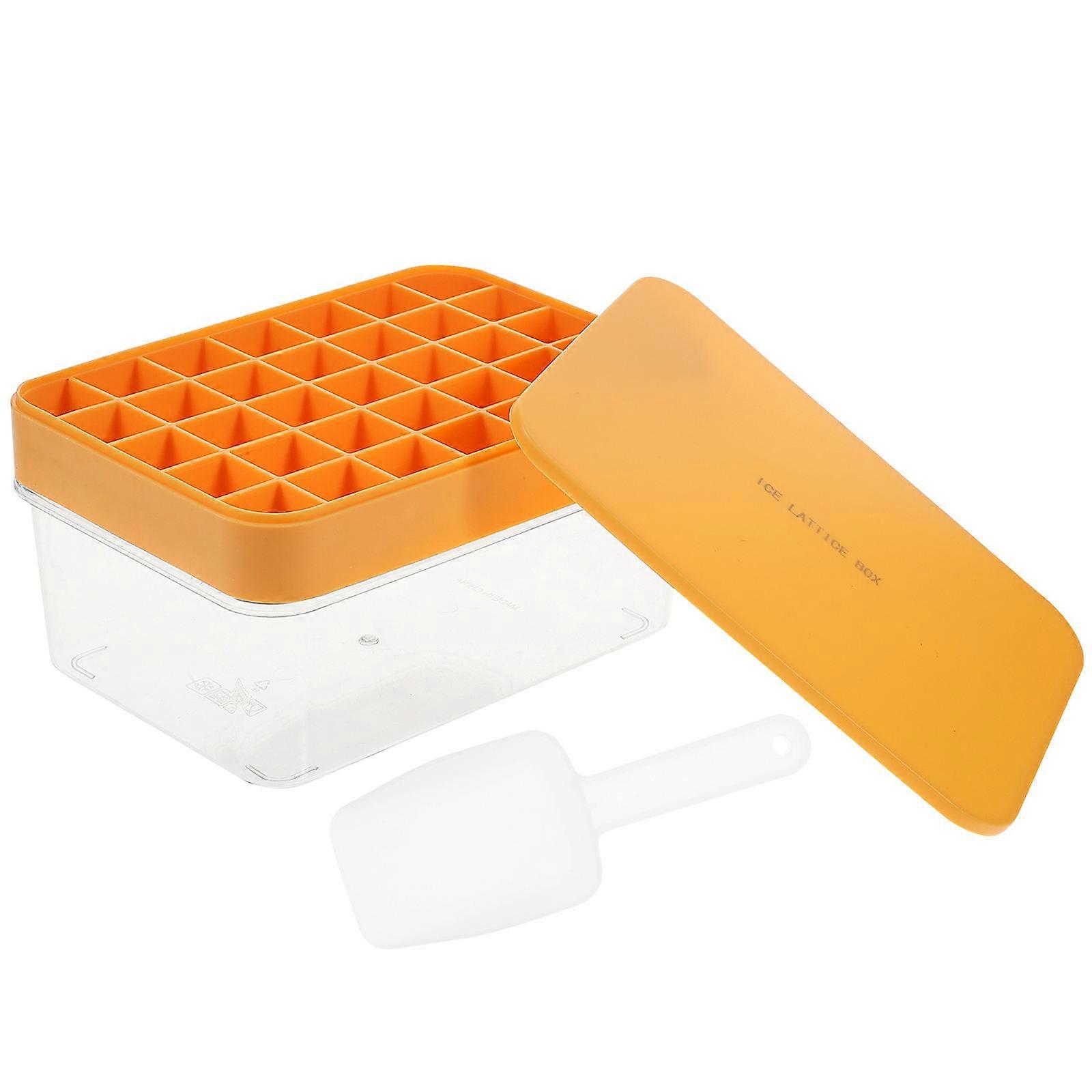 Household Ice Molds For Cocktails Ice Storage Box Transparent Technology 20x14cm 1 Set