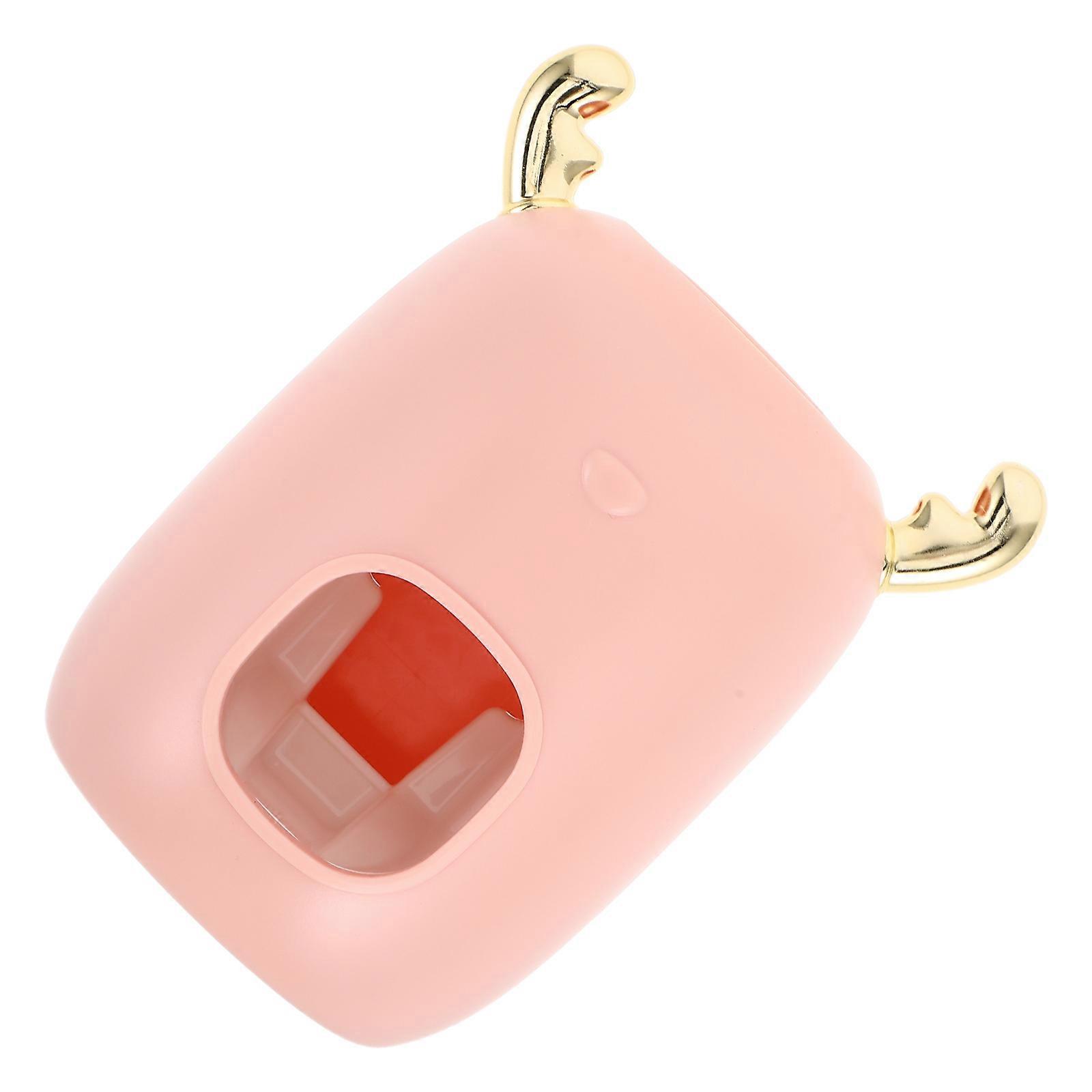 Bathroom Toothpaste Dispenser Automatic Toothpaste Squeezer For Family Daily Use .00X7.00X7.00CM ABS Material Easy Installation 1Set