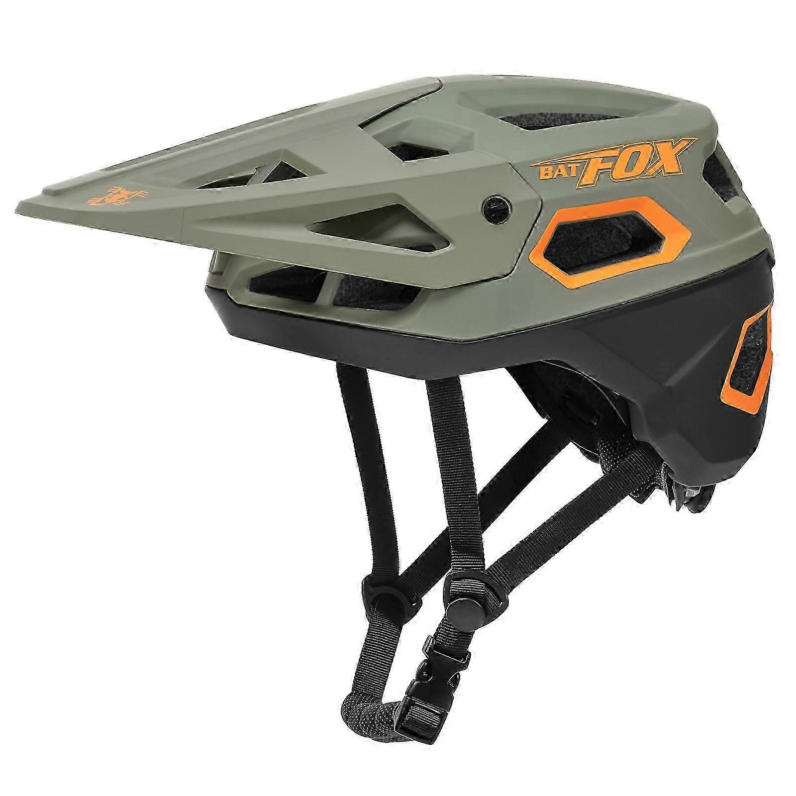 BATFOX Mountain Bike Κράνος LA302 MTB Αθλητικό Ποδηλατικό Κράνος Ποδηλάτου για Ενήλικες Νέους Άνδρες Γυναίκες (56-59cm, 11 χρώματα)