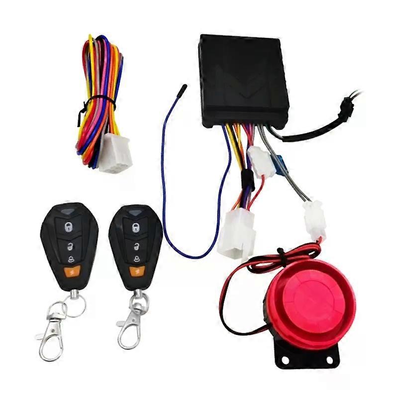 125db Remote Start Phone Handle Lock Control System Motorcycle Alarm Lock Universal~12278